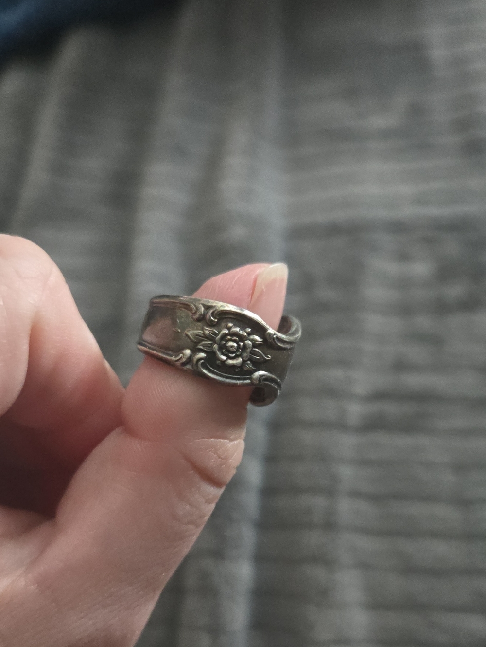 Sterling Spoon Ring